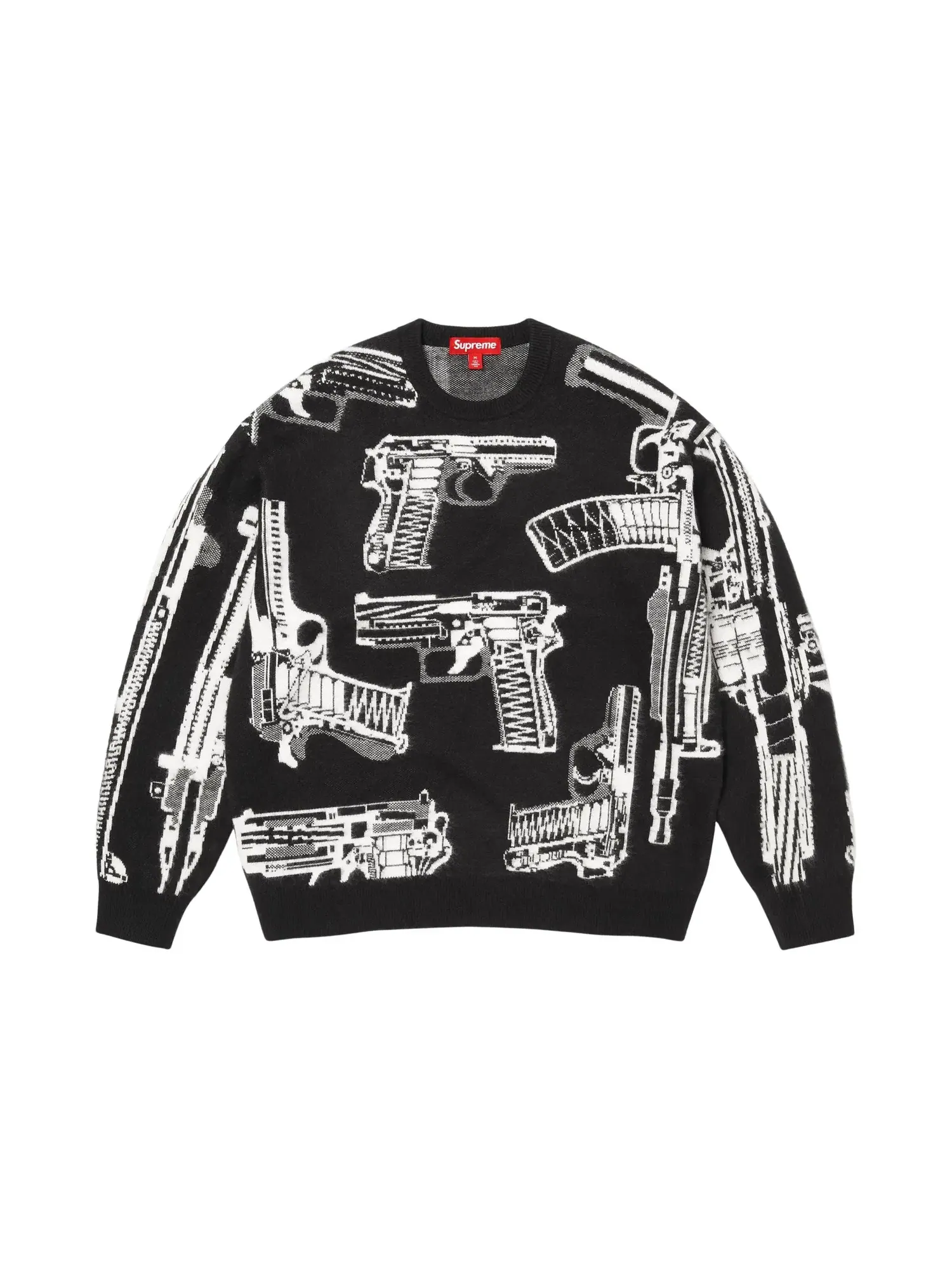 Свитер Supreme Guns — изображение 1 из 2, черный