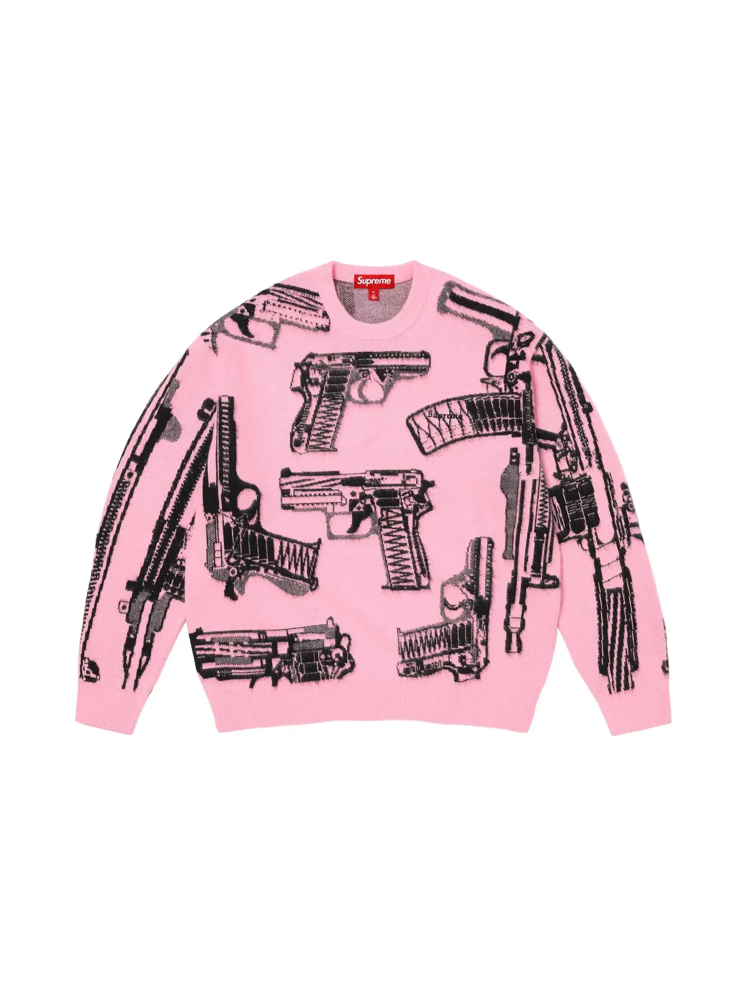 Свитер Supreme Guns — изображение 1 из 2, розовый