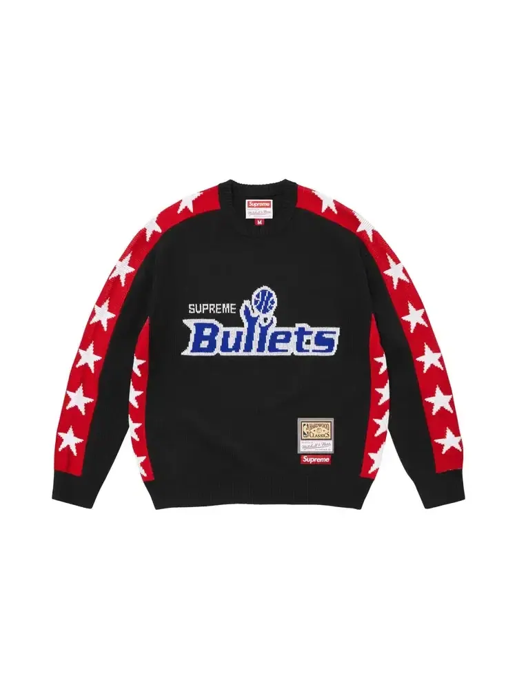 Свитер Supreme x Mitchell & Ness Teams — изображение 1 из 2, черный