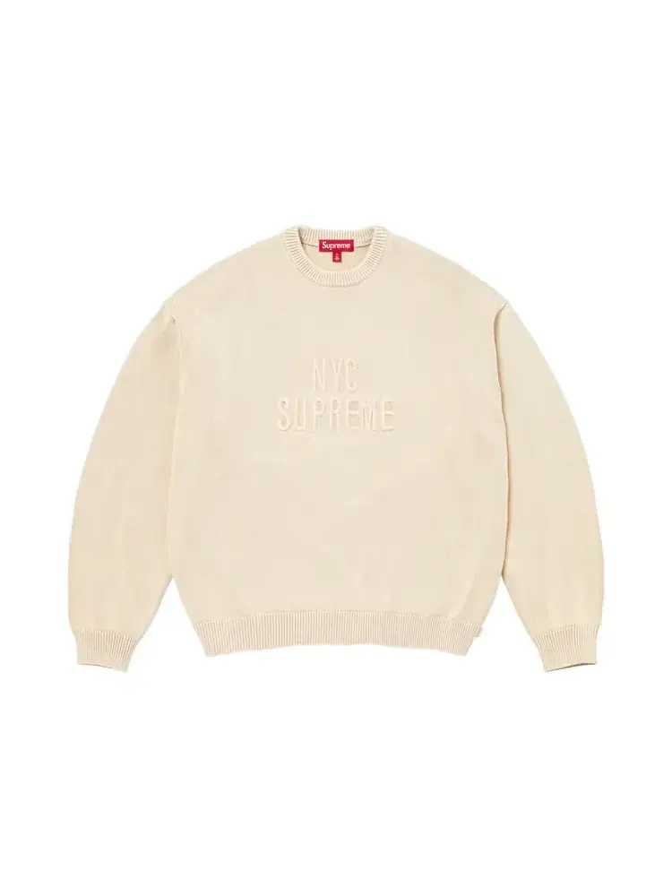 Свитер Supreme Overdyed Raised Sweater — изображение 1 из 1, серый