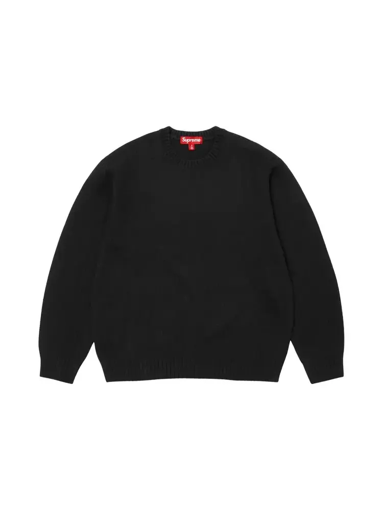 Свитер Supreme с пиллингом — изображение 1 из 2, черный