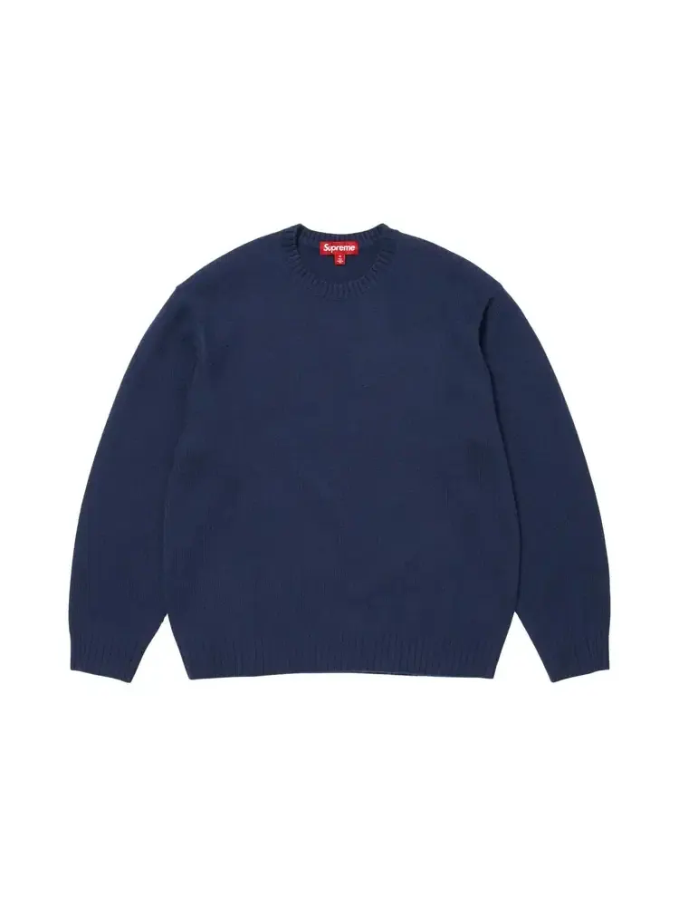 Свитер Supreme Pilled Sweater 'Navy' — изображение 1 из 2, синий