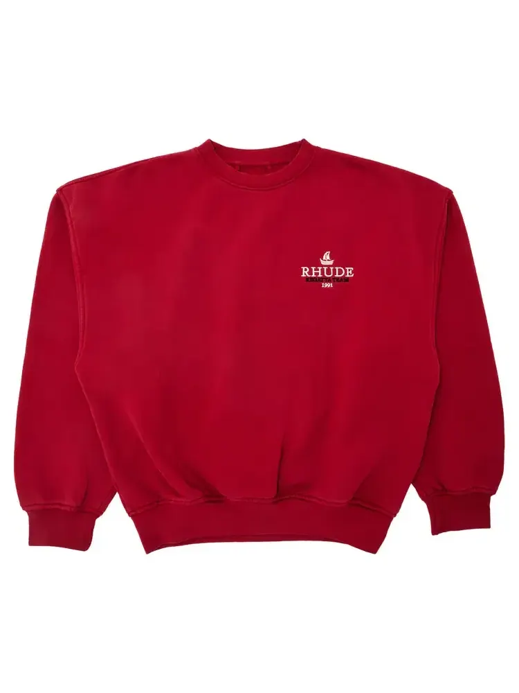 Свитшот Rhude Mariner Regatta Crewneck — изображение 1 из 3, красный