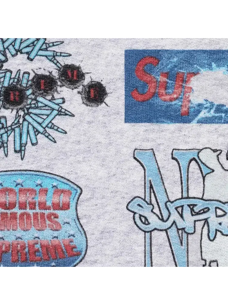 Толстовка на молнии с капюшоном Supreme Flash — изображение 2 из 2, серый