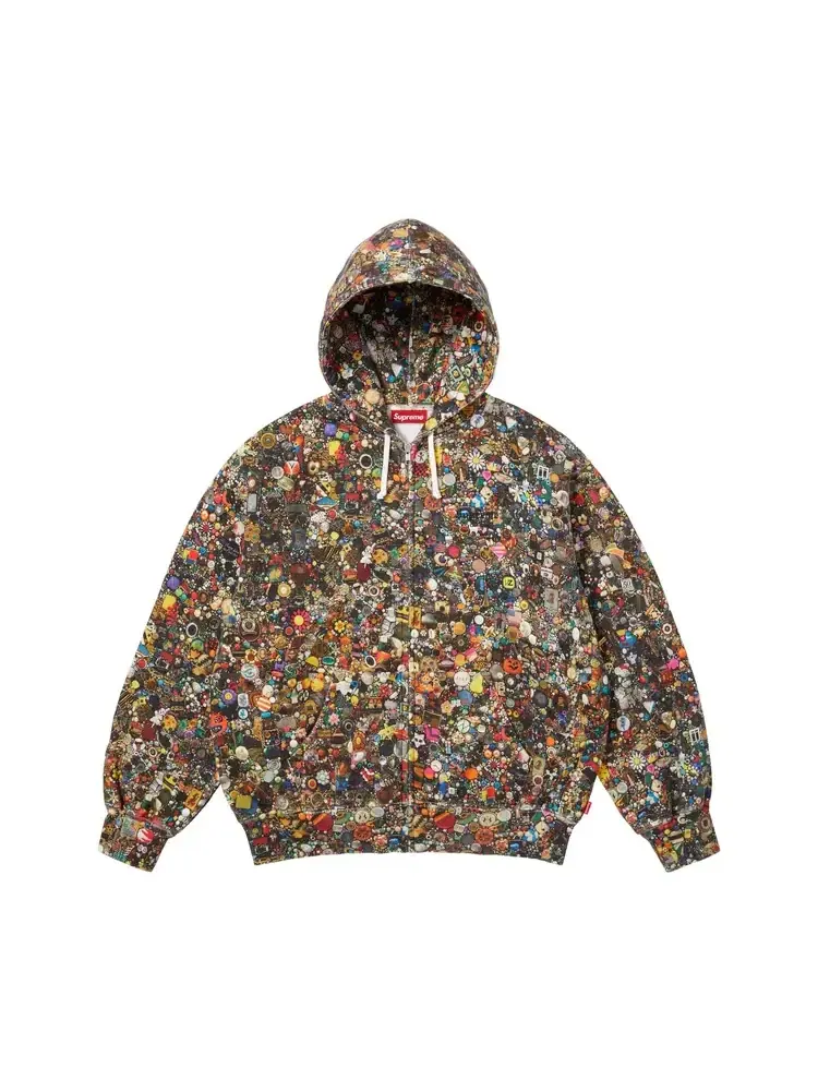 Толстовка на молнии с капюшоном Supreme x Mike Kelley — изображение 1 из 2, мульти