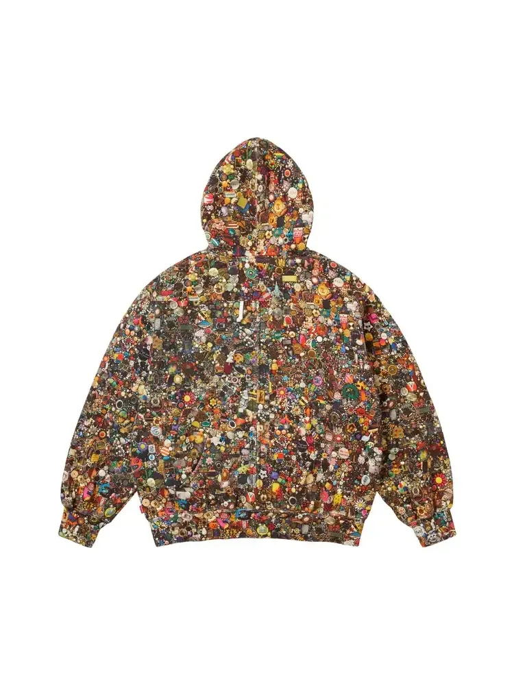 Толстовка на молнии с капюшоном Supreme x Mike Kelley — изображение 2 из 2, мульти
