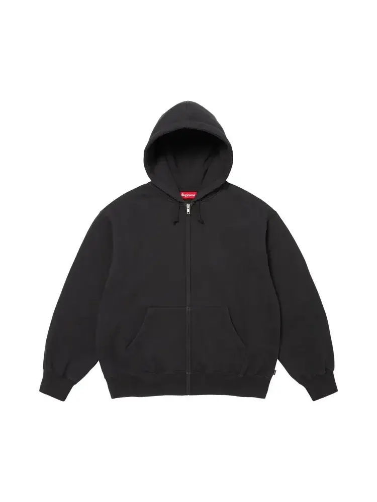 Толстовка Supreme с вырезами и застежкой-молнией — изображение 1 из 2, черный