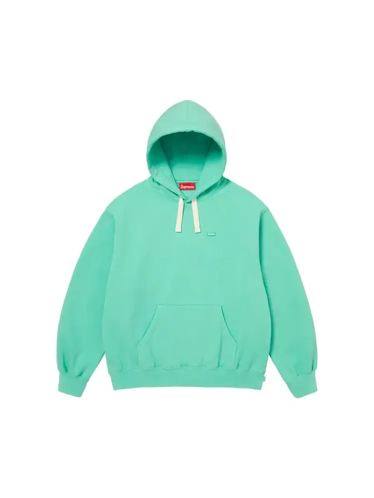 Толстовка Supreme Small Box Drawcord Hooded Sweatshirt 'Mint' — изображение 1 из 1, зеленый
