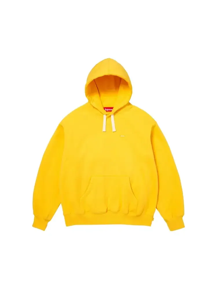 Толстовка Supreme Small Box Drawcord Hooded Sweatshirt 'Yellow' — изображение 1 из 1, желтый