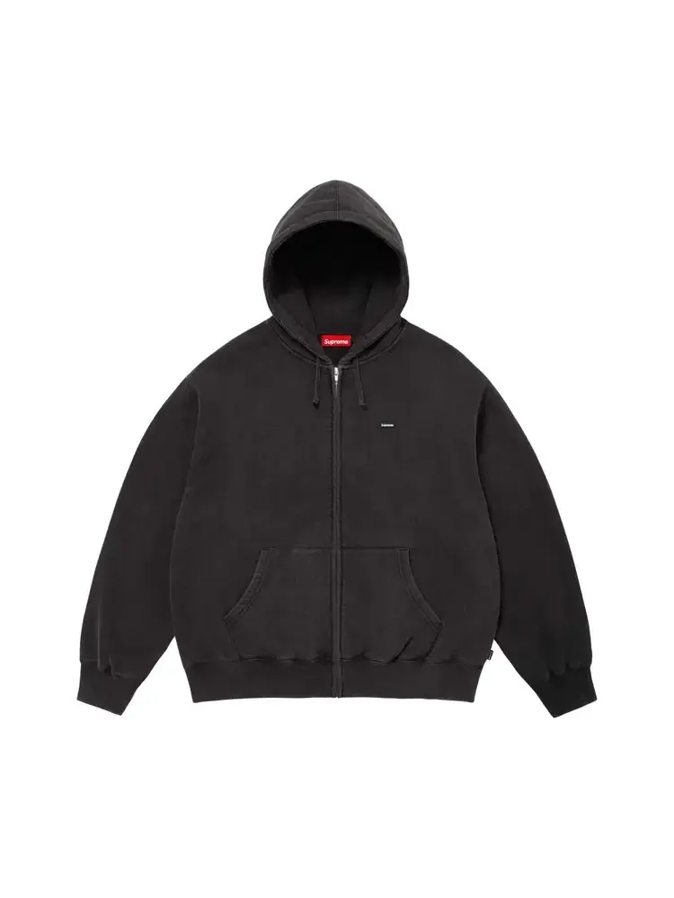 Толстовка на молнии с капюшоном Supreme Small Box — изображение 1 из 1, черный