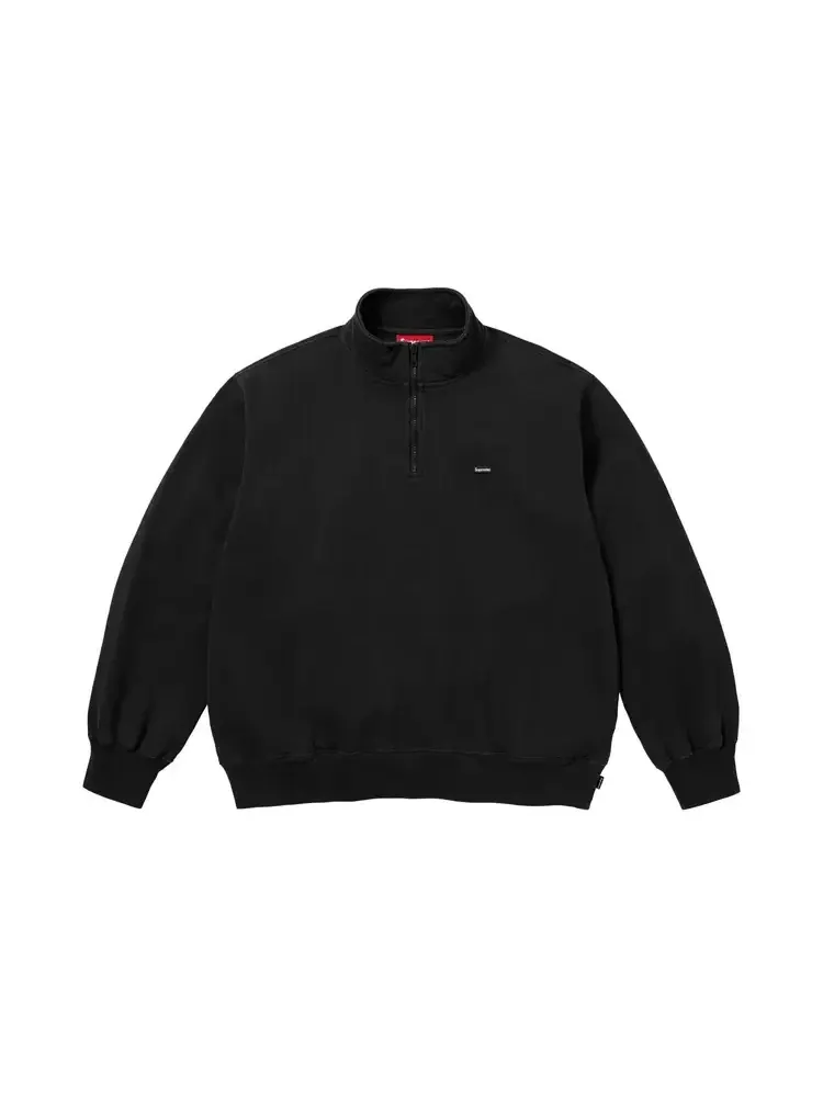 Пуловер Supreme Small Box Half Zip — изображение 1 из 1, черный