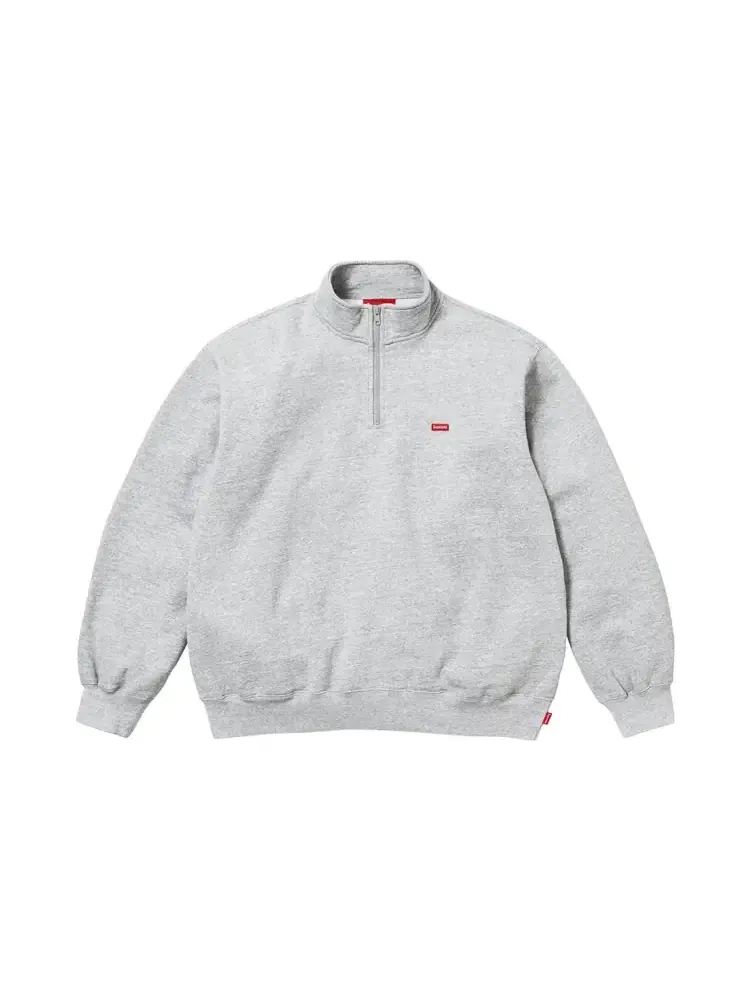 Пуловер Supreme Small Box Half Zip — изображение 1 из 1, серый