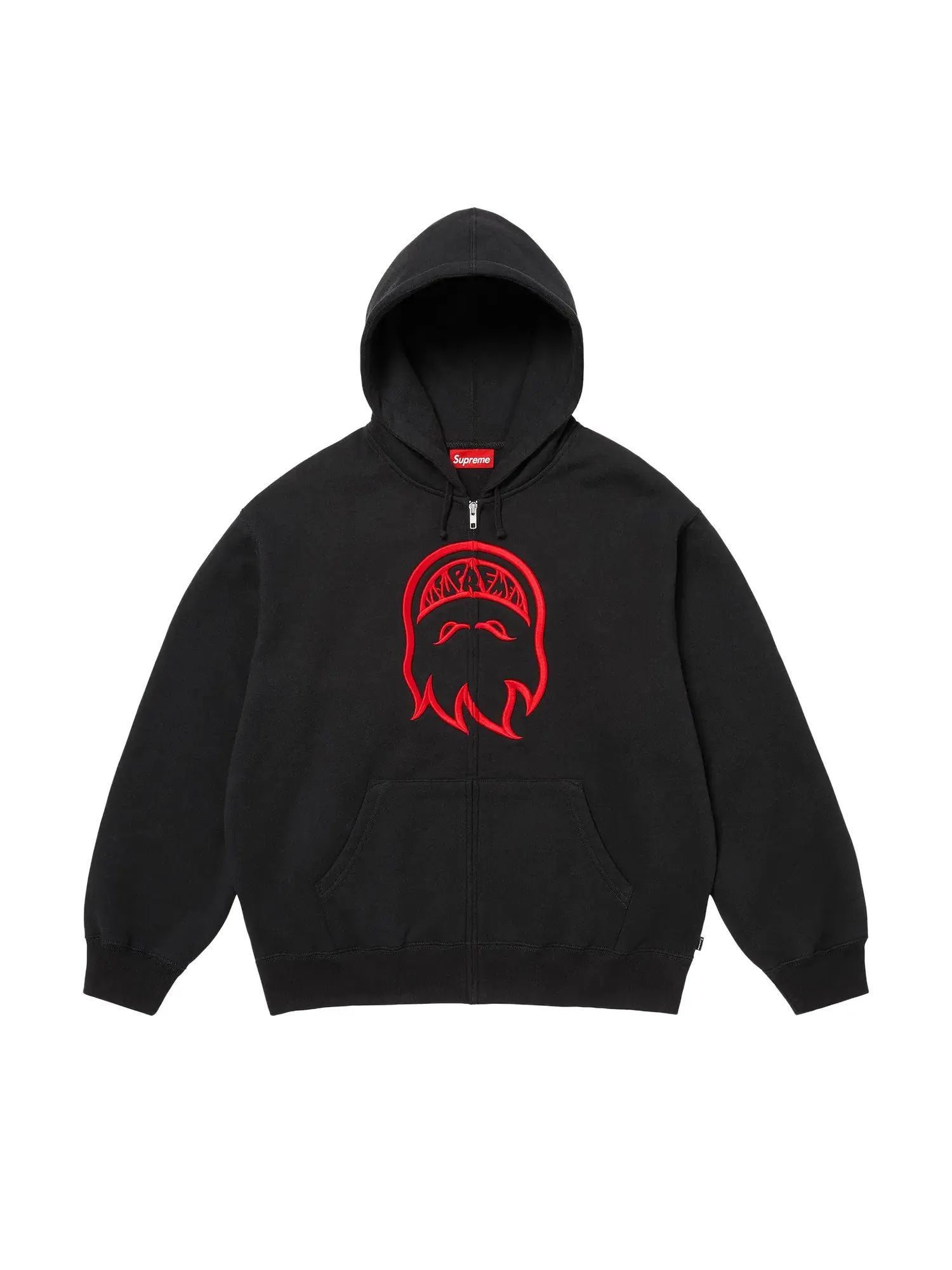 Толстовка Supreme x Spitfire на молнии с капюшоном — изображение 1 из 2, черный