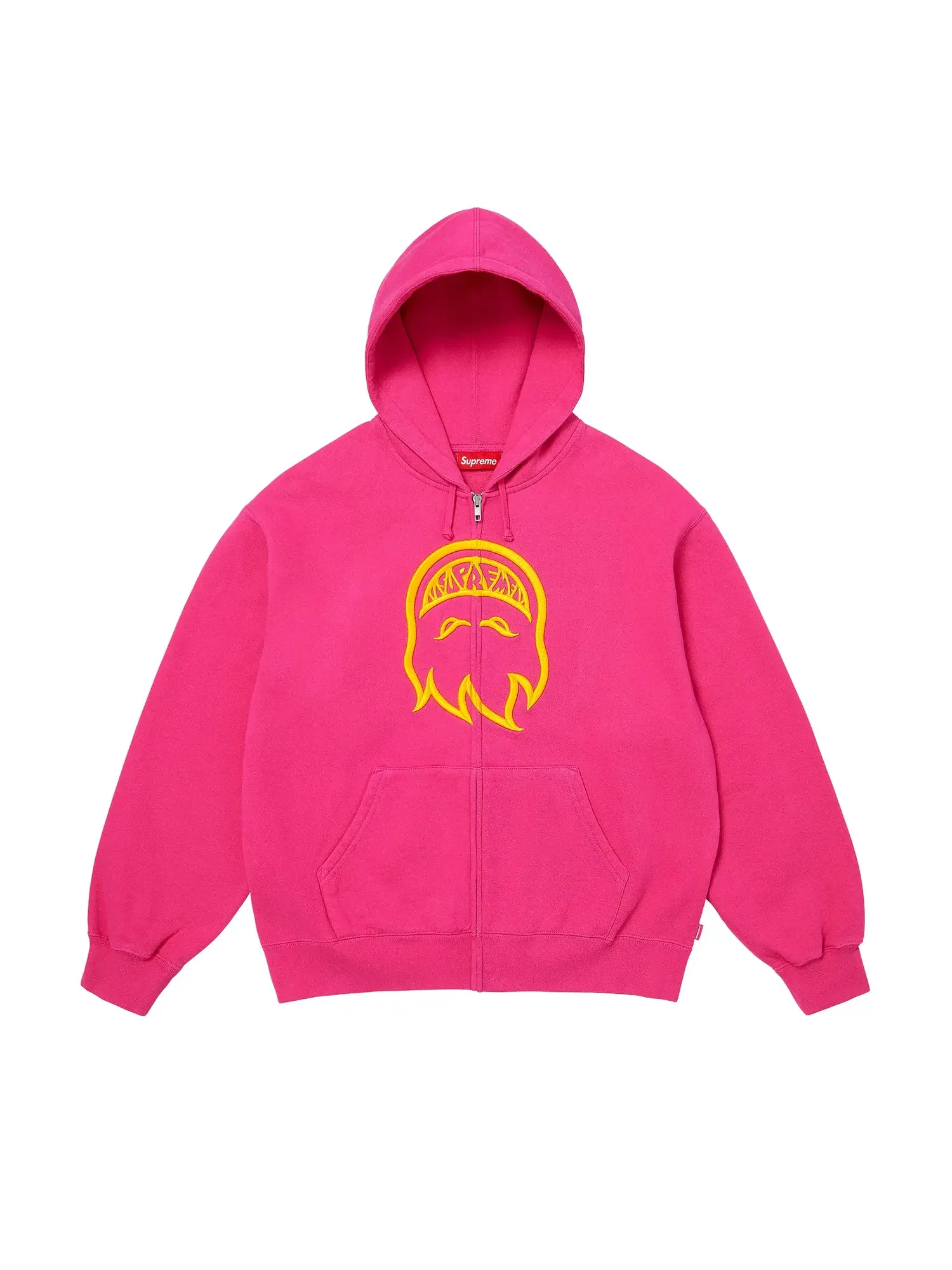 Толстовка Supreme x Spitfire на молнии с капюшоном — изображение 1 из 2, розовый