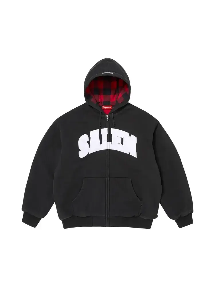 Толстовка на молнии с капюшоном Supreme x Salem — изображение 1 из 1, черный