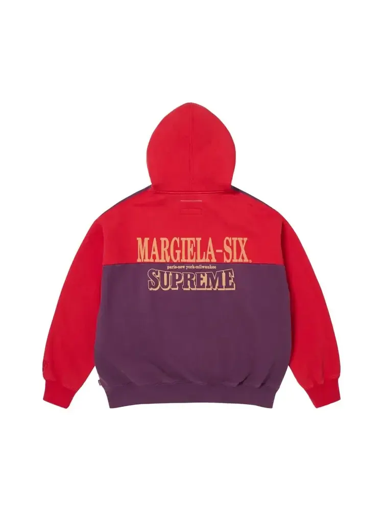 Толстовка Supreme x MM6 Maison Margiela Eagle на молнии с капюшоном — изображение 2 из 2, фиолетовый