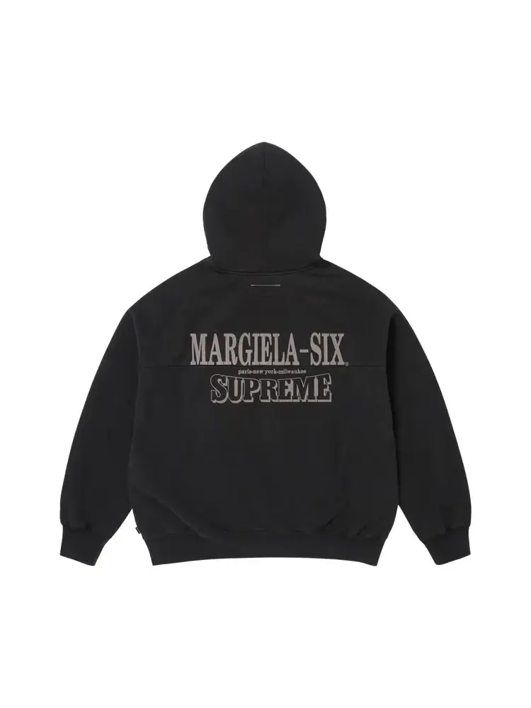 Толстовка Supreme x MM6 Maison Margiela Eagle на молнии с капюшоном — изображение 2 из 2, черный