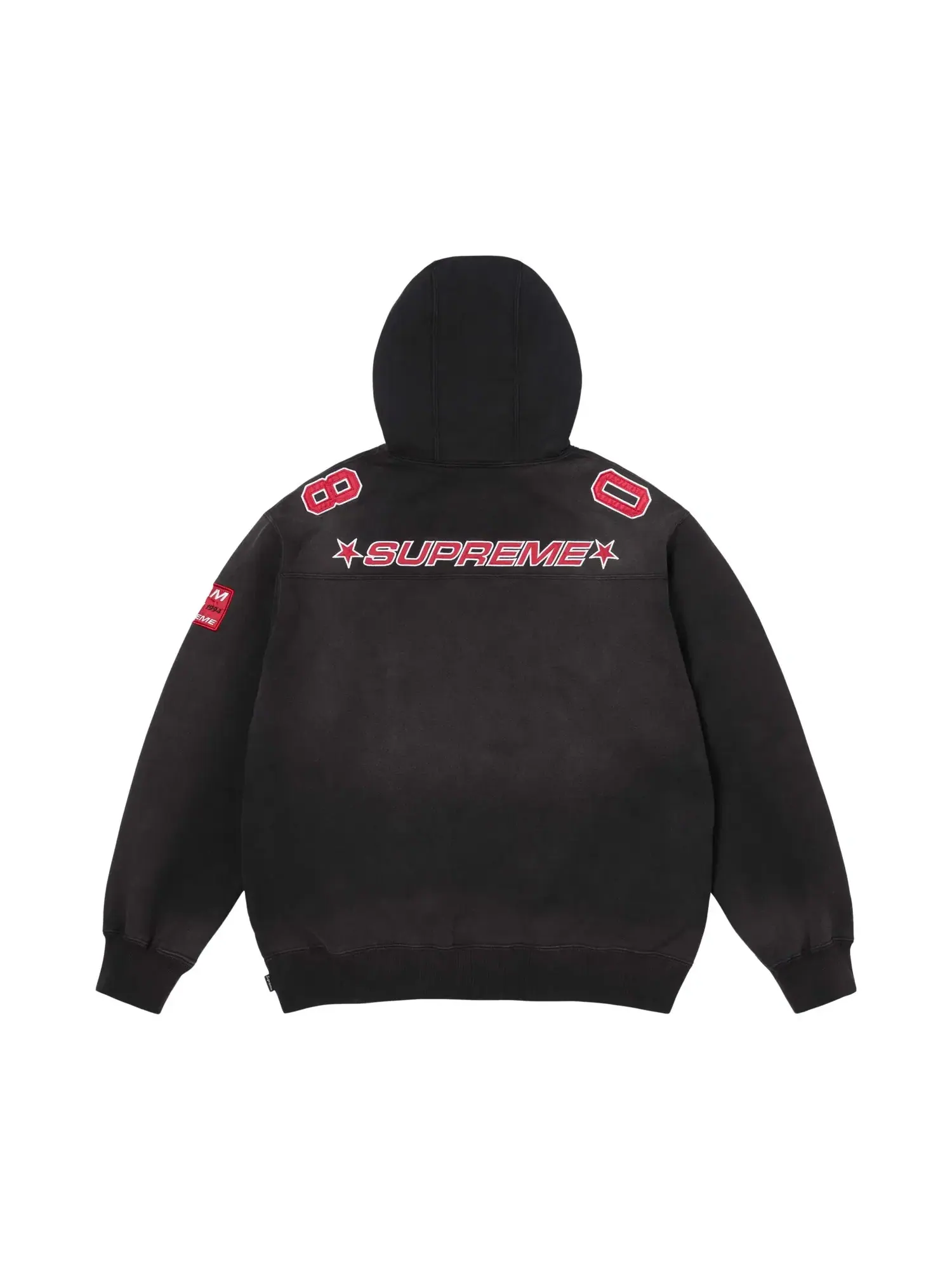 Толстовка Supreme Jersey с капюшоном — изображение 2 из 2, черный