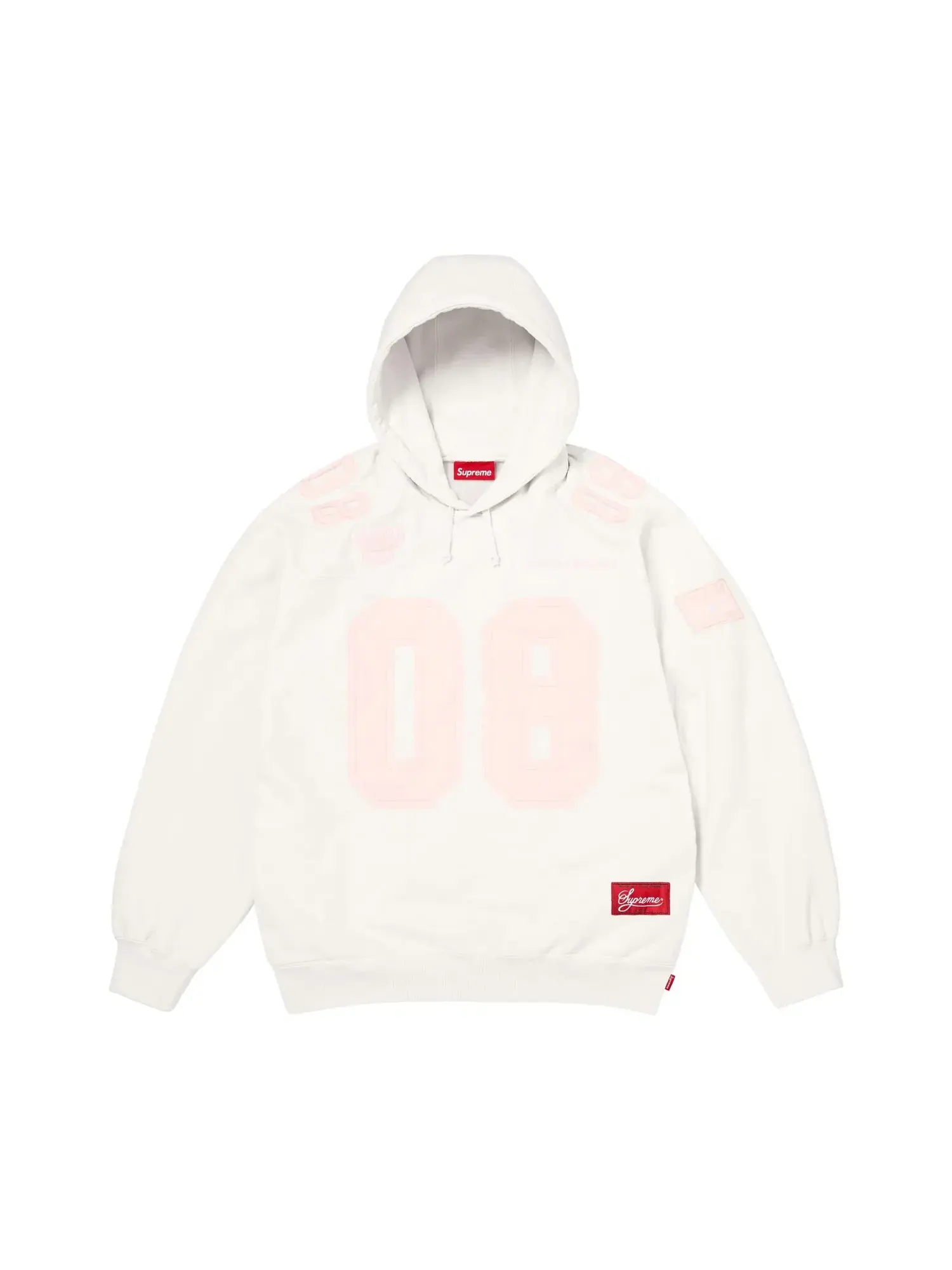 Толстовка Supreme Jersey с капюшоном — изображение 1 из 2, белый