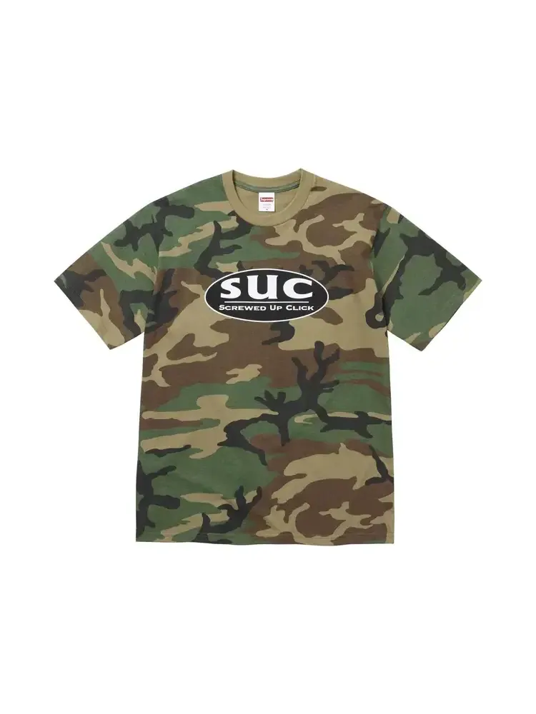 Футболка Supreme x Dj Screw Suc Tee — изображение 1 из 2, зеленый