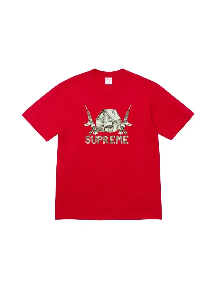 Футболка Supreme Origami Tee — изображение 1 из 1, красный