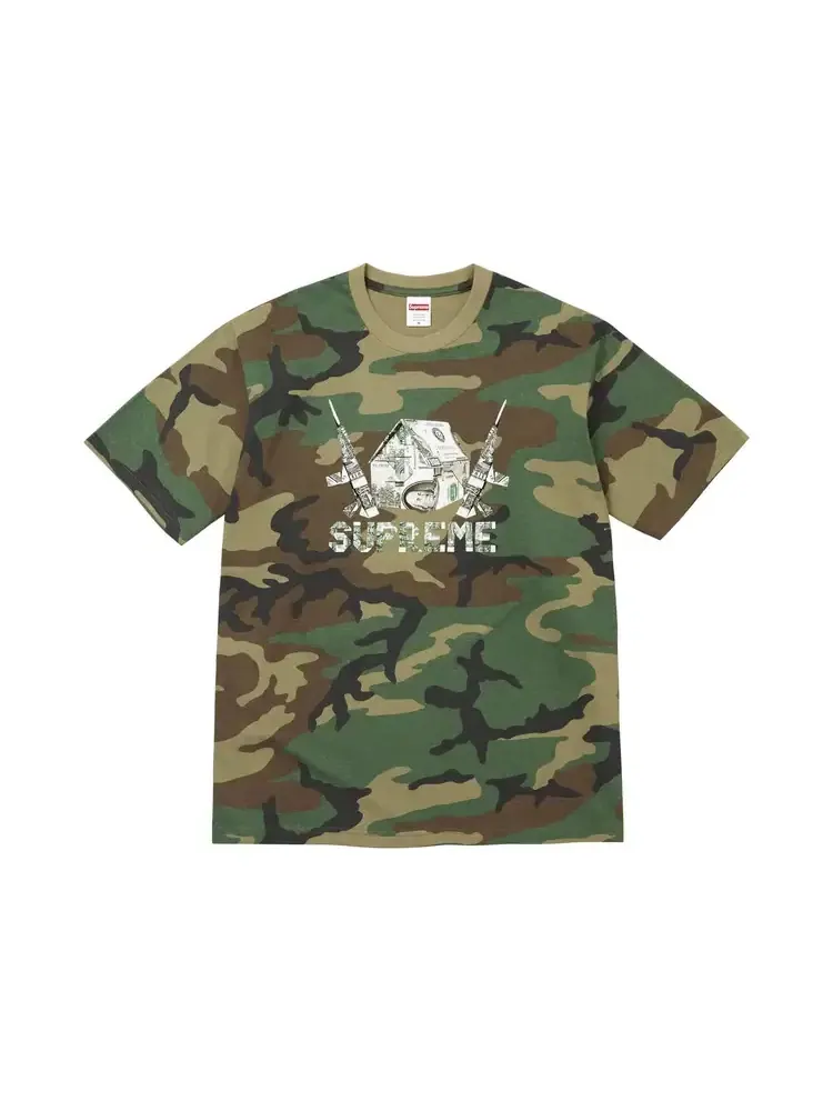 Футболка Supreme Origami Tee — изображение 1 из 1, зеленый