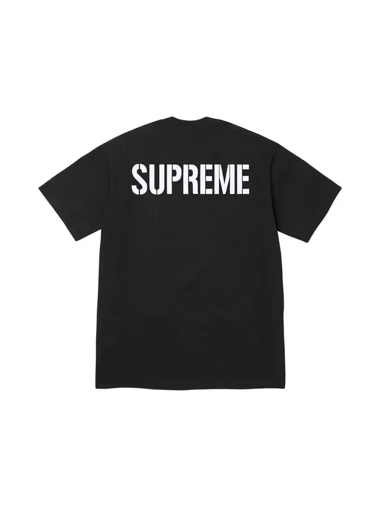 Футболка Supreme World Famous Tee 'Black' — изображение 2 из 2, черный
