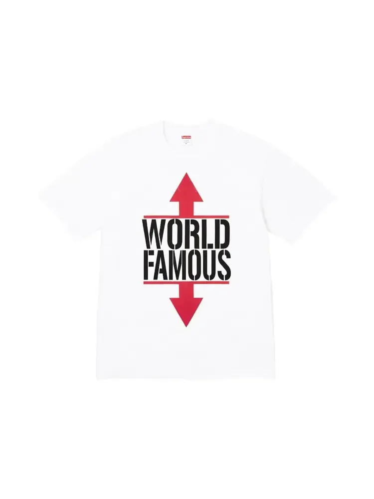 Футболка Supreme World Famous Tee 'White' — изображение 1 из 2, белый