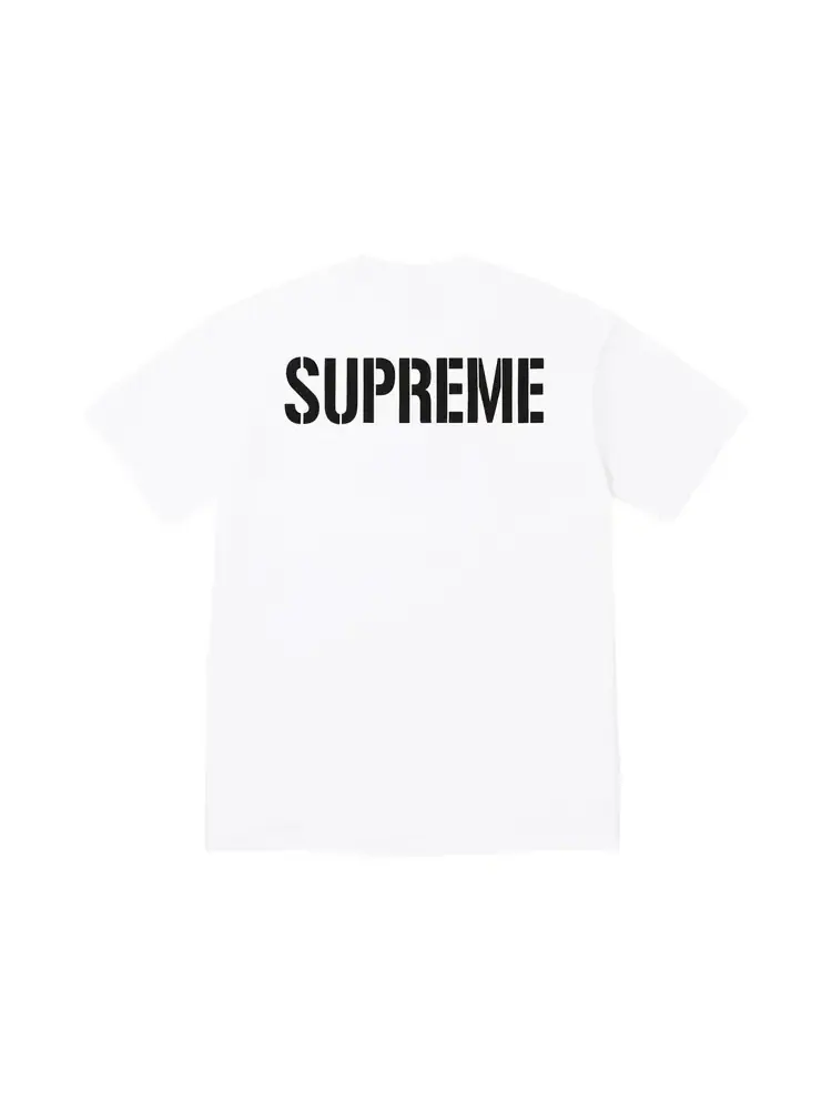 Футболка Supreme World Famous Tee 'White' — изображение 2 из 2, белый