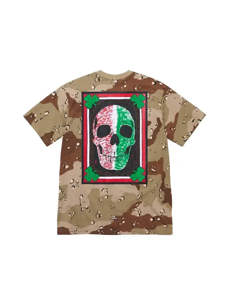 Футболка Supreme x Mike Kelley Banner Tee — изображение 2 из 2, коричневый