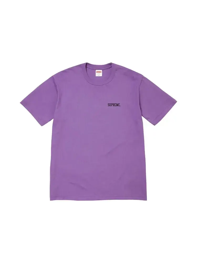 Футболка Supreme x Mike Kelley Banner Tee — изображение 1 из 2, фиолетовый
