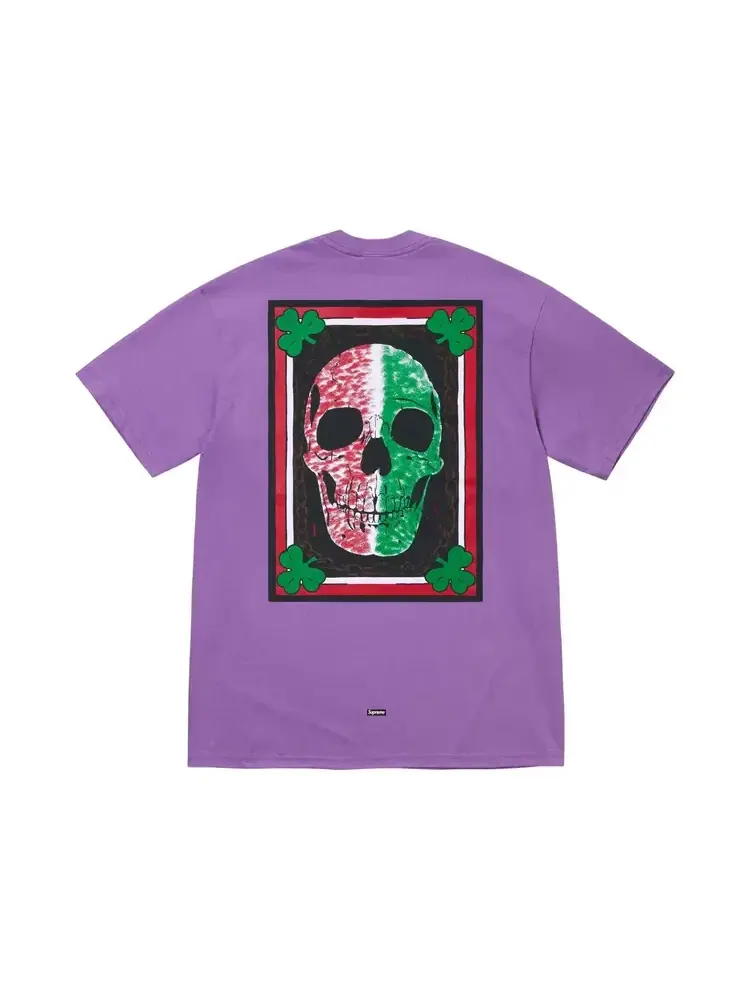Футболка Supreme x Mike Kelley Banner Tee — изображение 2 из 2, фиолетовый