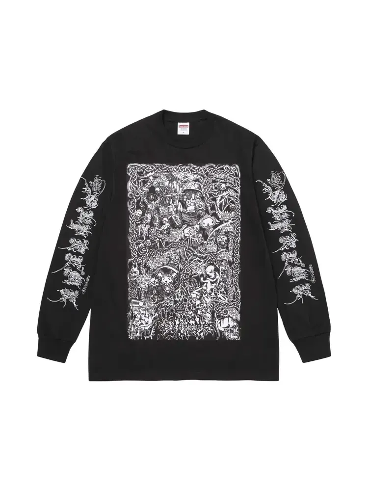 Футболка с длинными рукавами Supreme Wombat — изображение 1 из 2, черный
