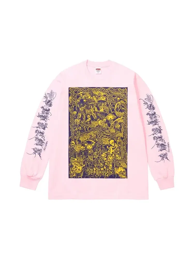 Футболка с длинными рукавами Supreme Wombat — изображение 1 из 2, розовый