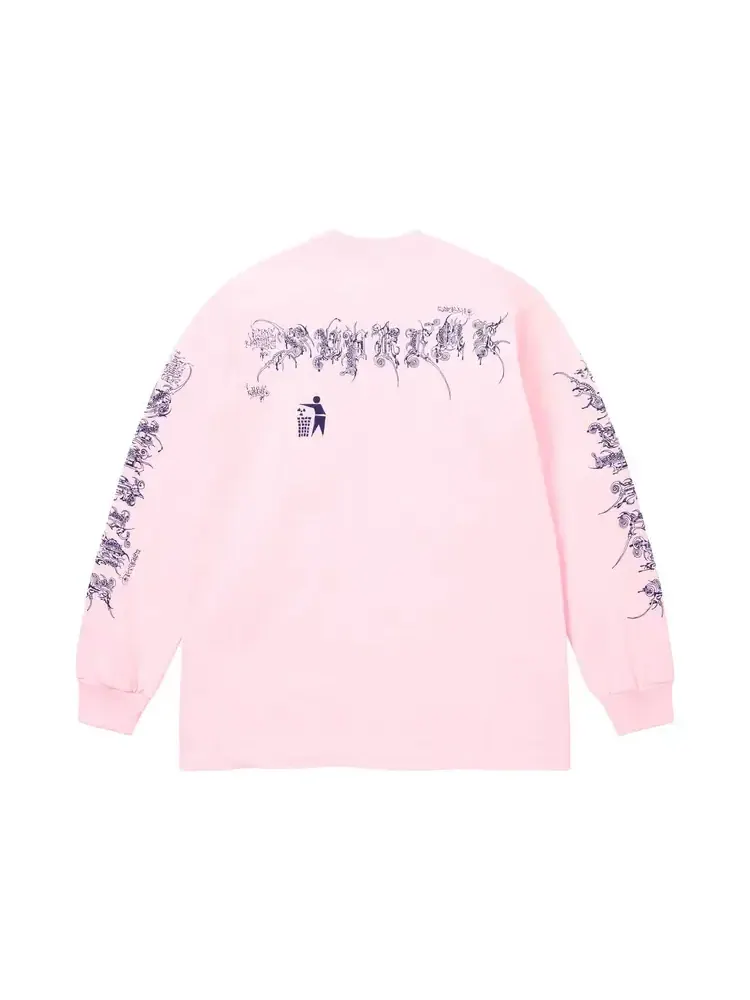 Футболка с длинными рукавами Supreme Wombat — изображение 2 из 2, розовый