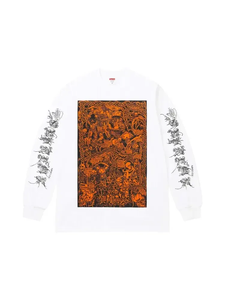 Футболка с длинными рукавами Supreme Wombat — изображение 1 из 2, белый