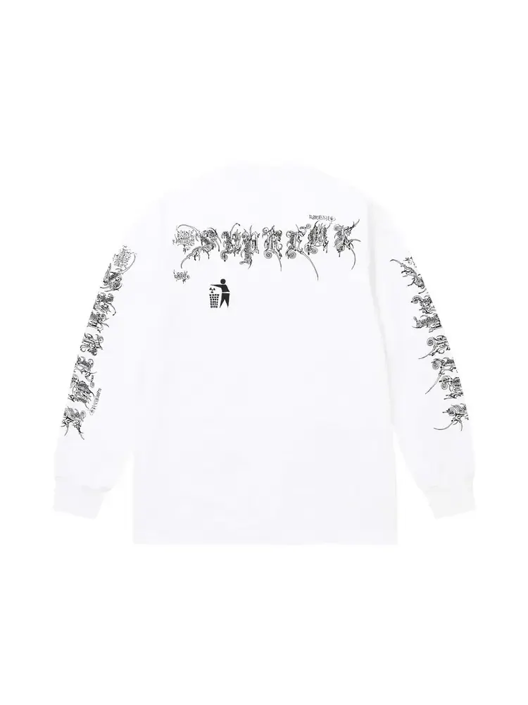 Футболка с длинными рукавами Supreme Wombat — изображение 2 из 2, белый