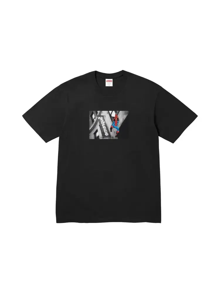 Футболка Supreme x Spider-Man — изображение 1 из 1, черный