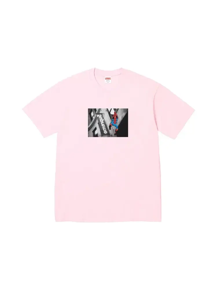 Футболка Supreme x Spider-Man — изображение 1 из 1, розовый