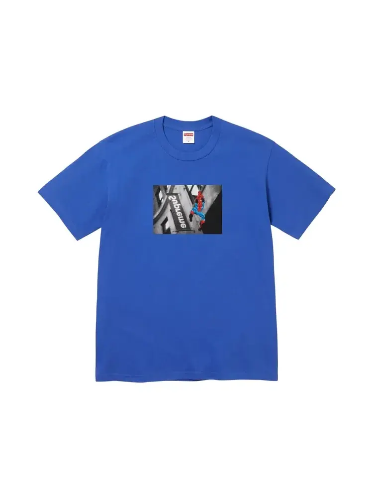 Футболка Supreme x Spider-Man 'Royal' — изображение 1 из 1, синий