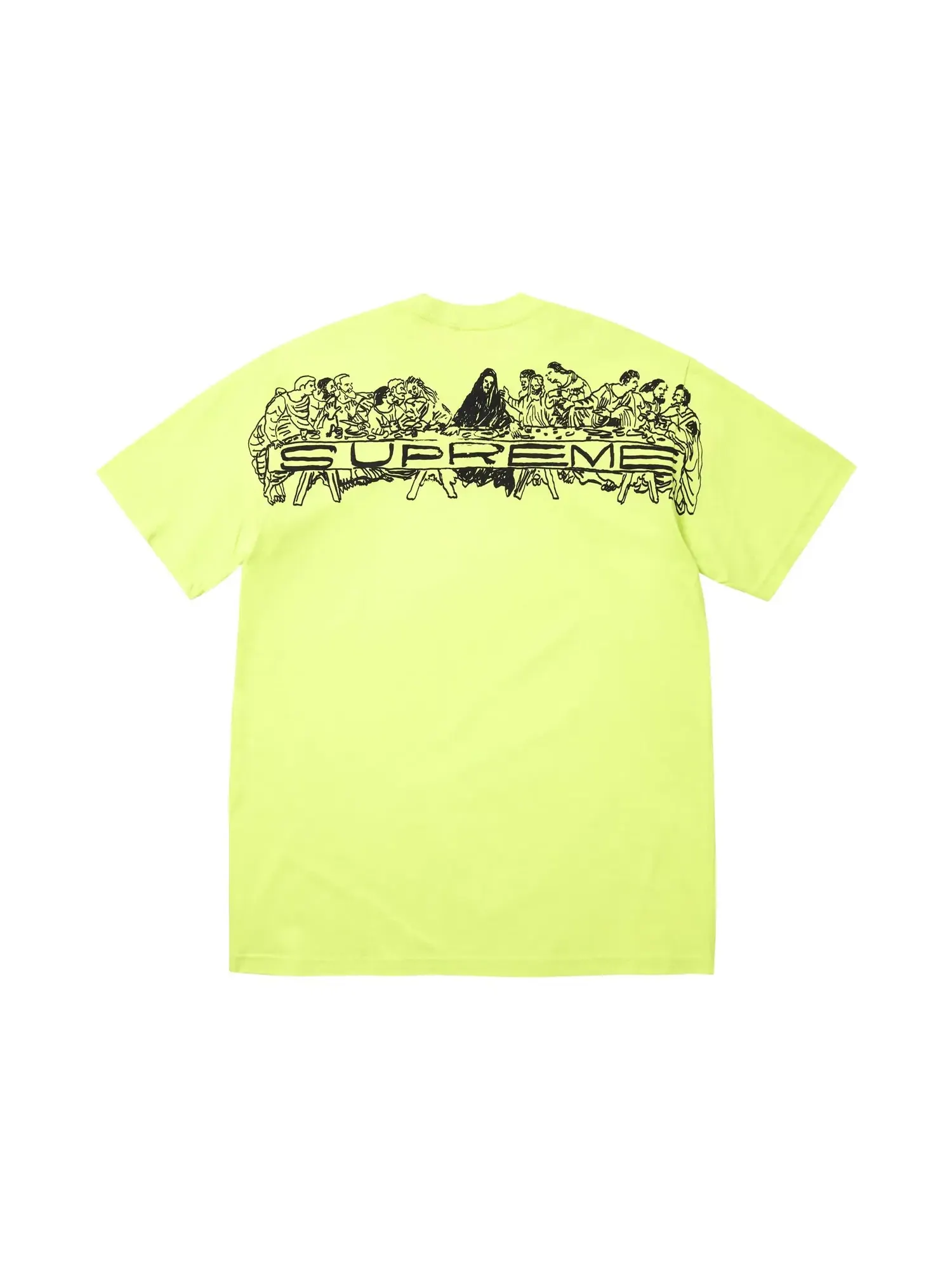 Футболка Supreme Supper Tee — изображение 2 из 2, яркий желтый