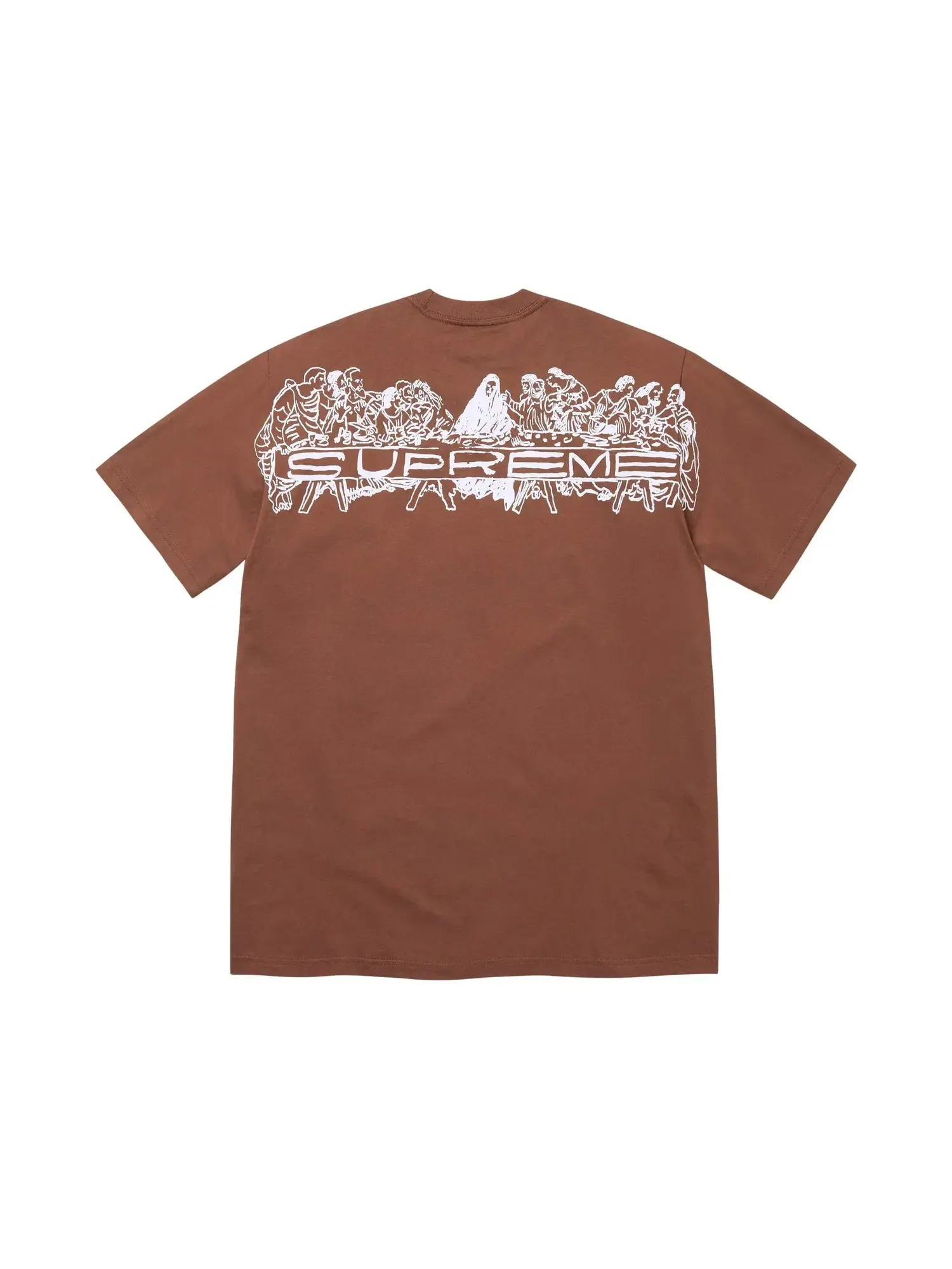 Футболка Supreme Supper Tee — изображение 2 из 2, коричневый