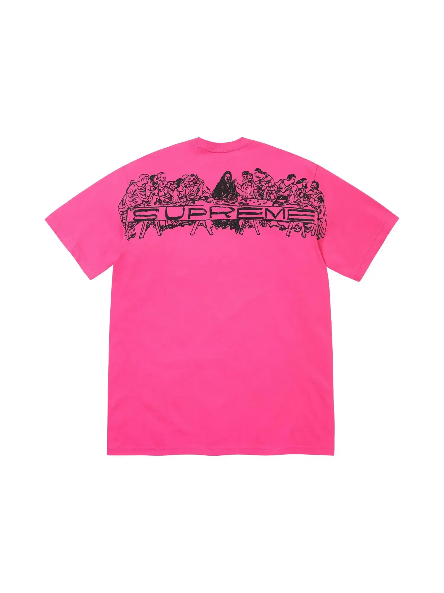 Футболка Supreme Supper Tee цвета фуксии — изображение 2 из 2, фуксия
