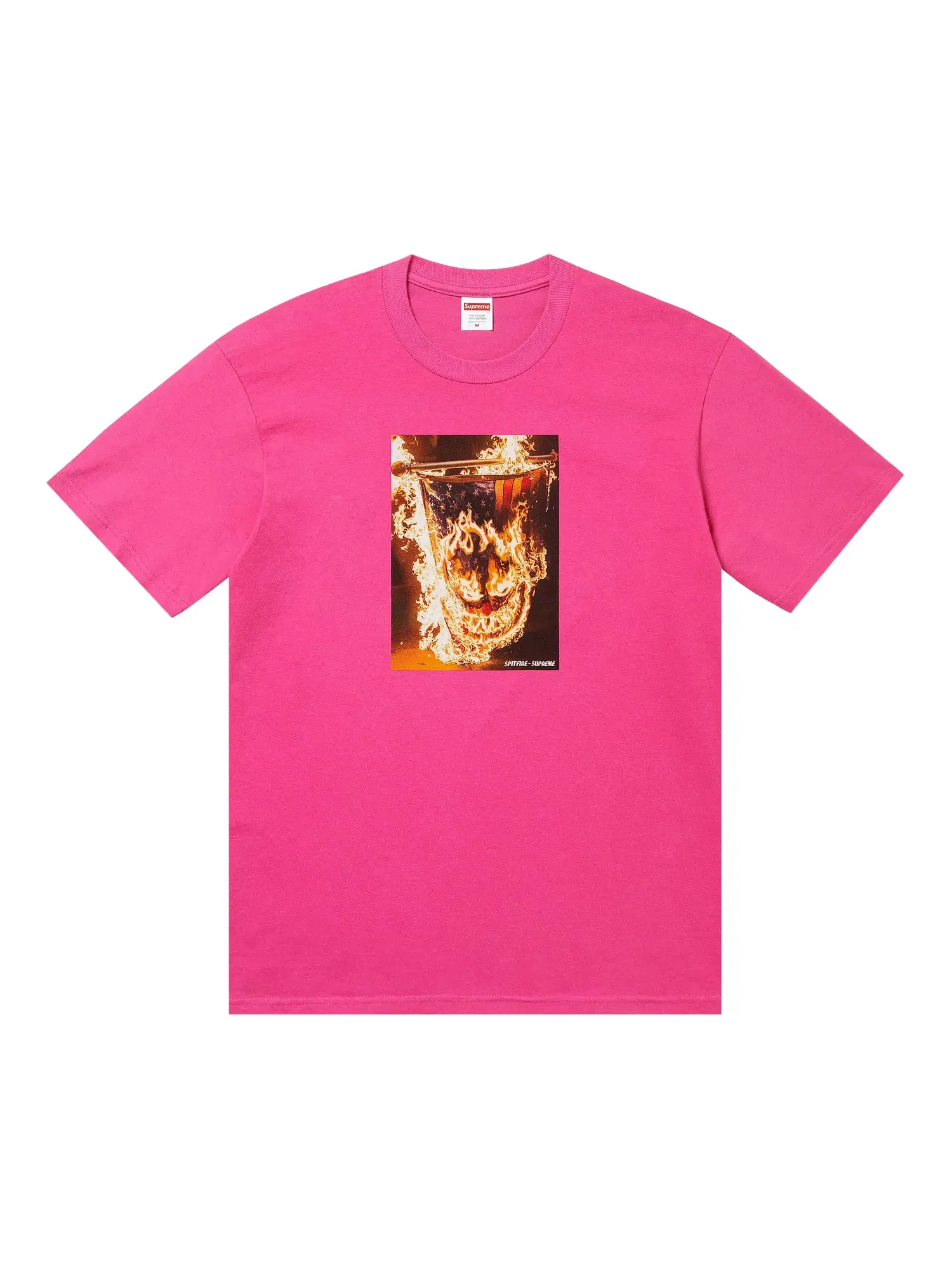Футболка Supreme x Spitfire Flag Tee цвета фуксии — изображение 1 из 2, фуксия