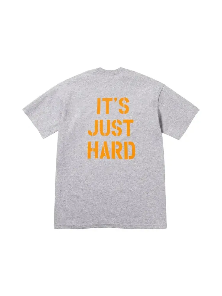 Футболка Supreme Hard Tee — изображение 2 из 2, серый