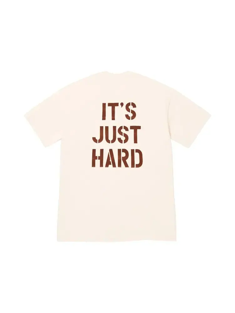 Футболка Supreme Hard Tee — изображение 2 из 2, бежевый