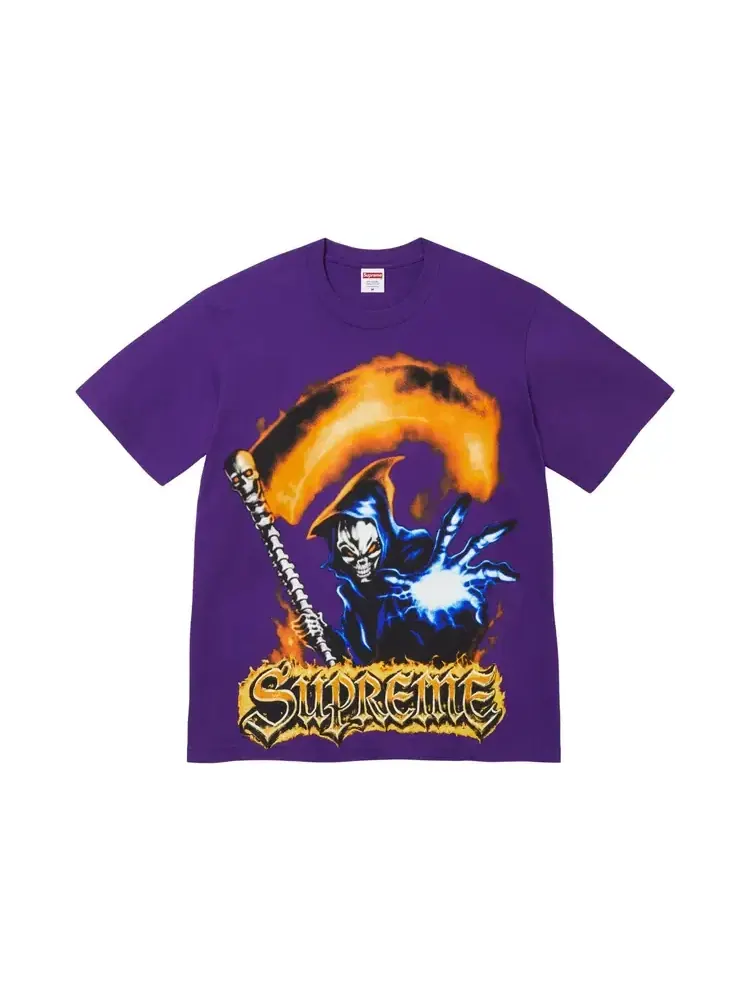 Футболка Supreme Grim Reaper — изображение 1 из 2, фиолетовый