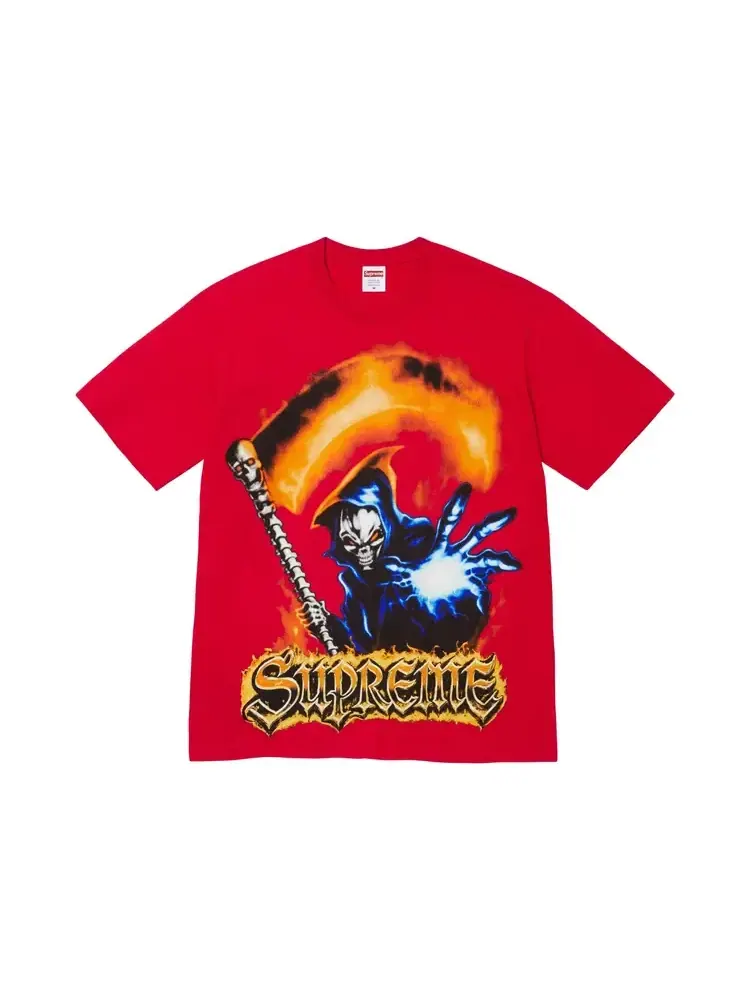 Футболка Supreme Grim Reaper Tee — изображение 1 из 2, красный