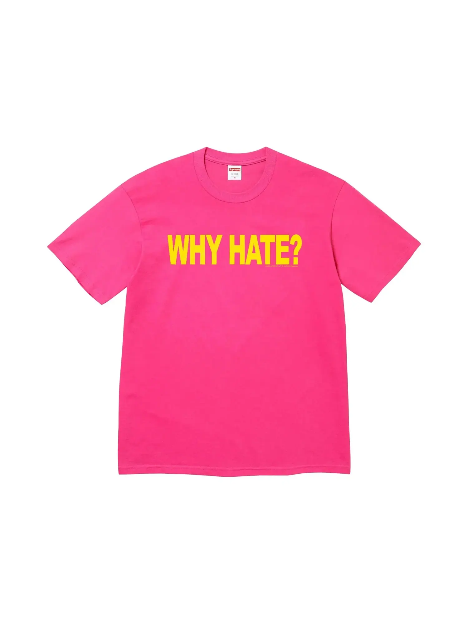 Футболка Supreme Based Tee цвета фуксии — изображение 1 из 2, фуксия