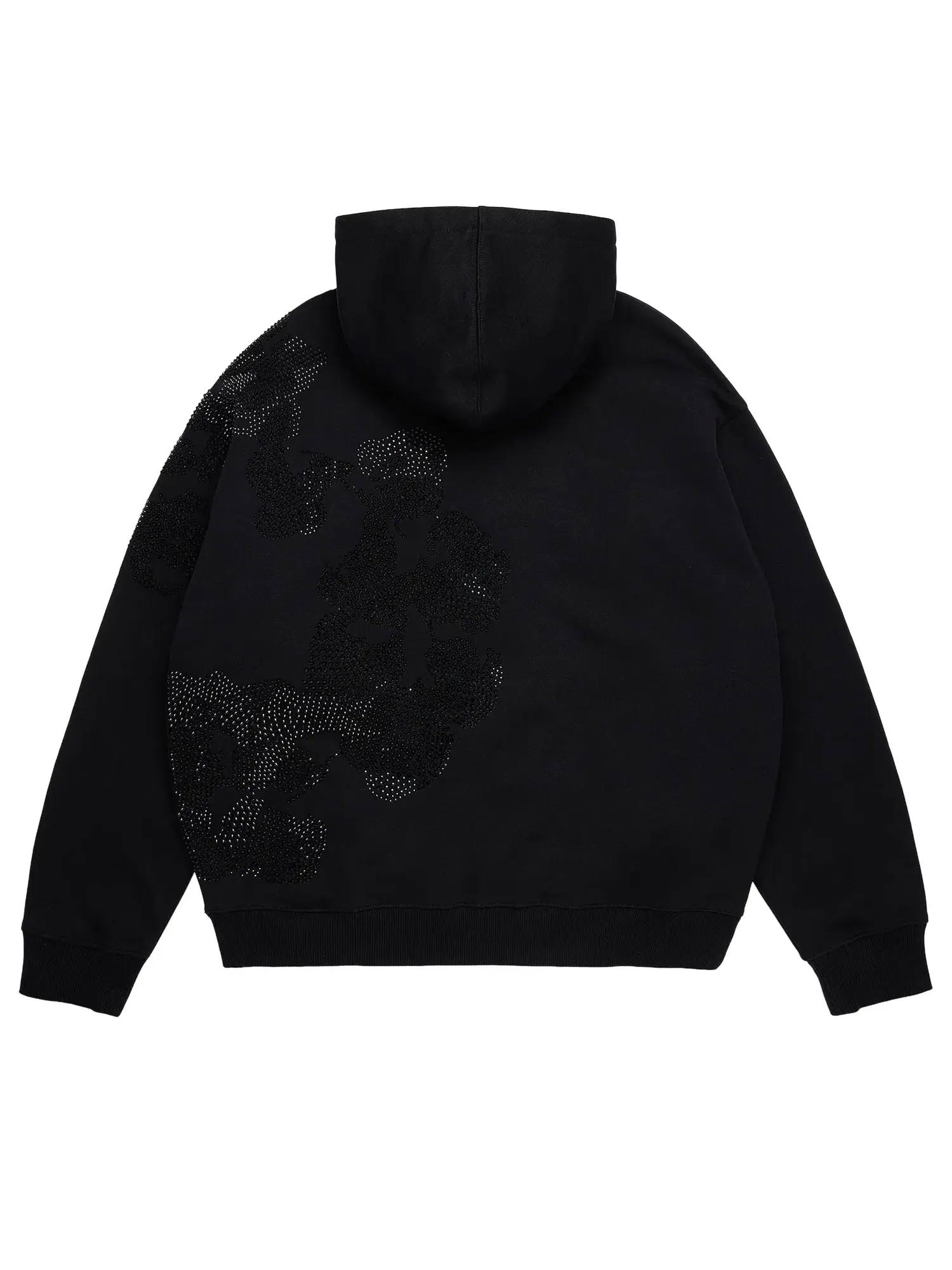 Худи Denim Tears Biggie Rhinestone Cotton Wreath Pull Over Hoodie — изображение 2 из 2, черный